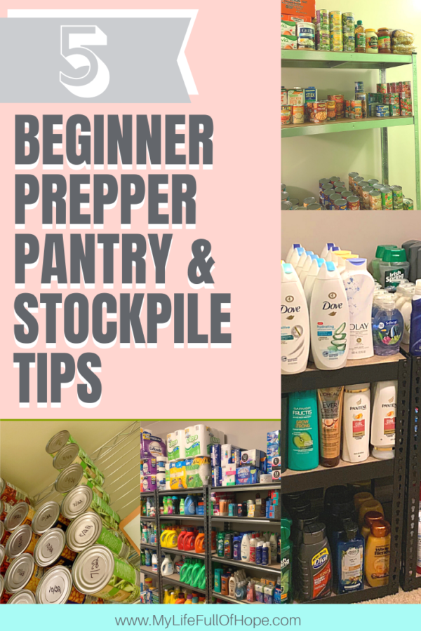 Beginners Prepper Pantry Ideas - MyLifeFullOfHope